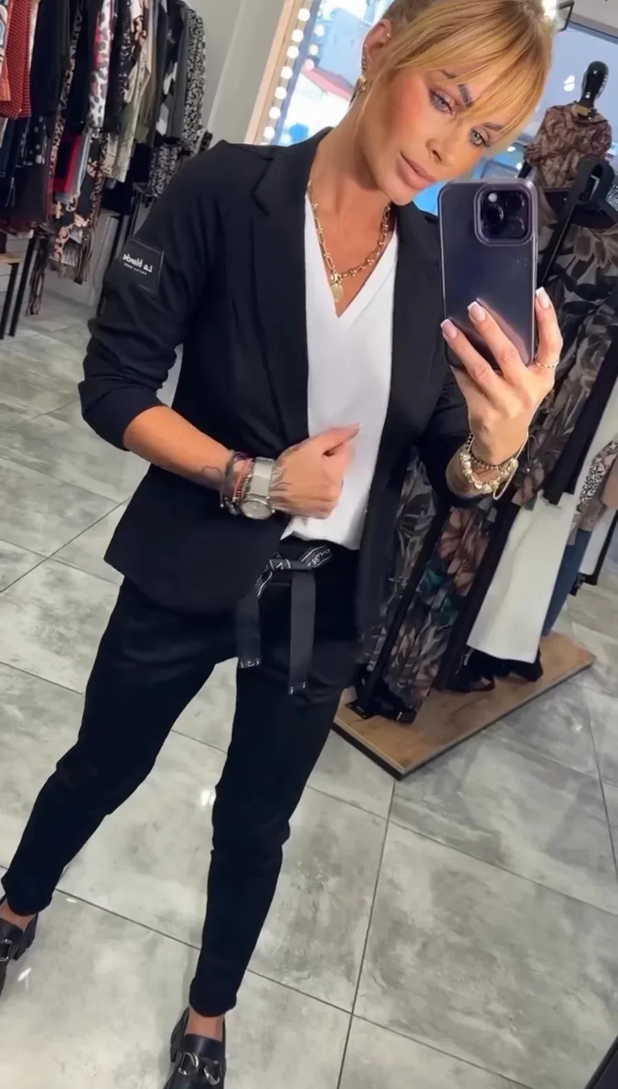Anne | Elegant Blazer og Bukse-sett