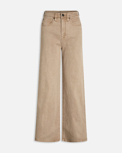 Lena | Stilfulle Beige Wide-Leg Jeans