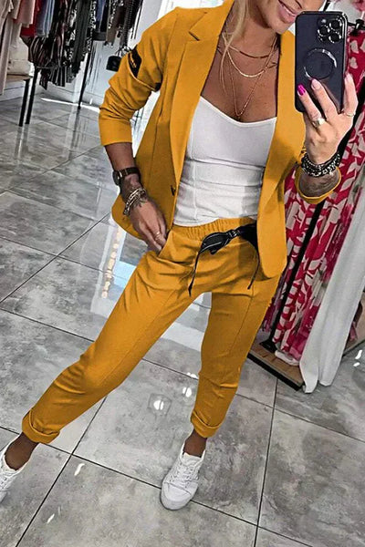 Anne | Elegant Blazer og Bukse-sett
