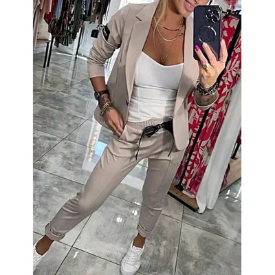 Anne | Elegant Blazer og Bukse-sett