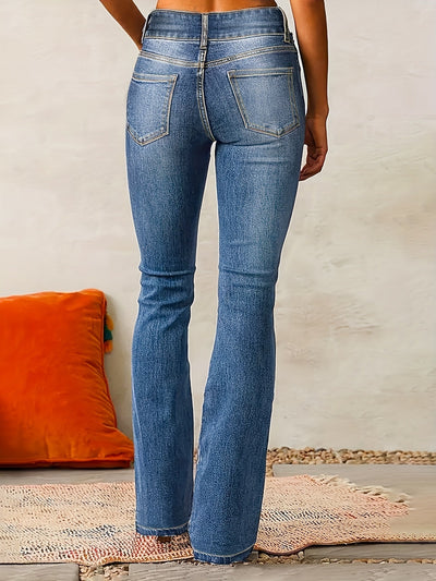 Iselin | Høytaljede flared jeans