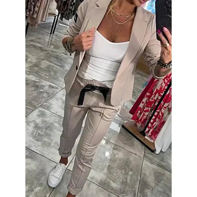 Anne | Elegant Blazer og Bukse-sett