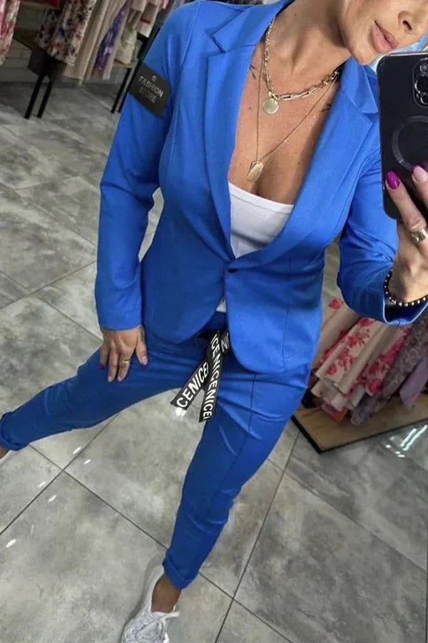 Anne | Elegant Blazer og Bukse-sett