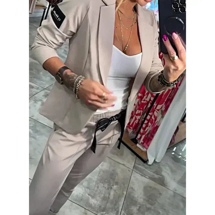 Anne | Elegant Blazer og Bukse-sett