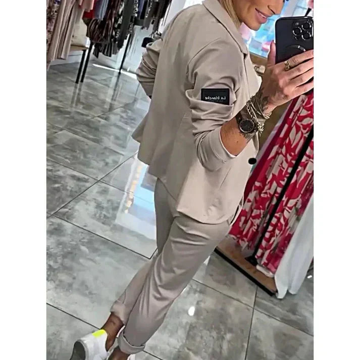 Anne | Elegant Blazer og Bukse-sett