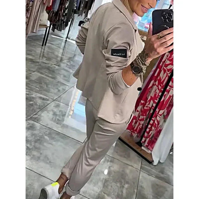 Anne | Elegant Blazer og Bukse-sett
