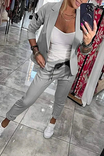 Anne | Elegant Blazer og Bukse-sett