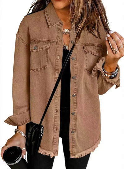 Nora™ | Denimjakke med Tidløs Stil