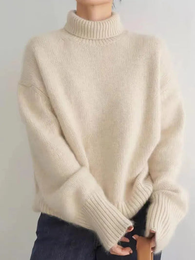 Camille | Oversized Turtleneck Genser