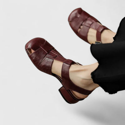 Lise | Elegante Lær Sandaler