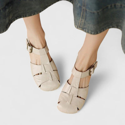 Lise | Elegante Lær Sandaler
