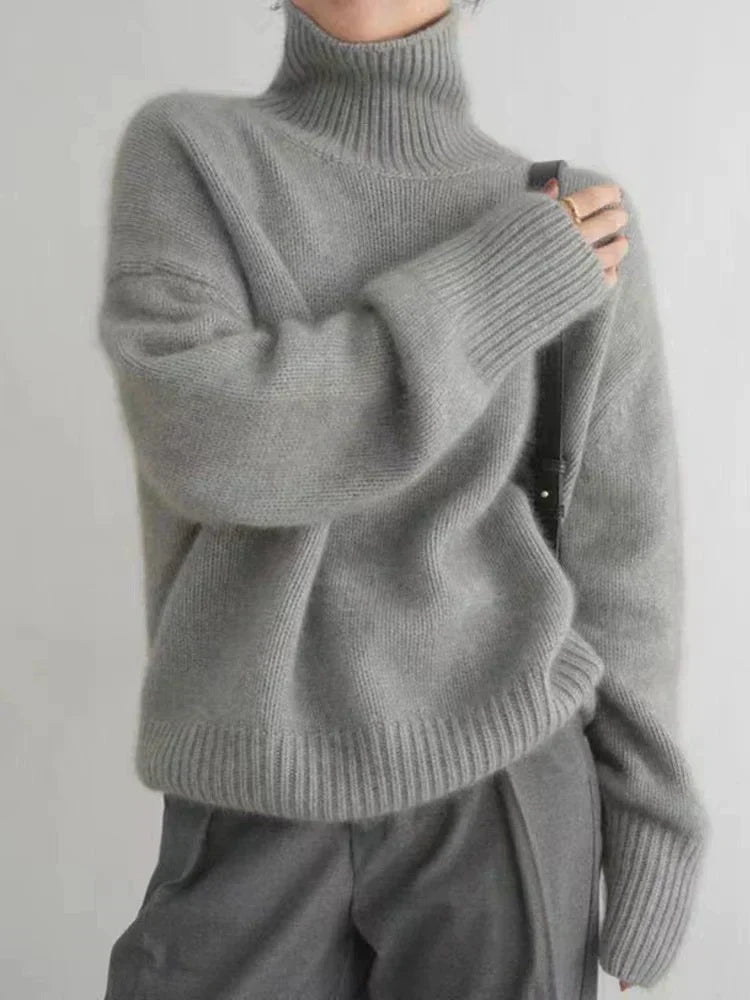 Camille | Oversized Turtleneck Genser