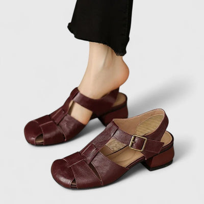 Lise | Elegante Lær Sandaler