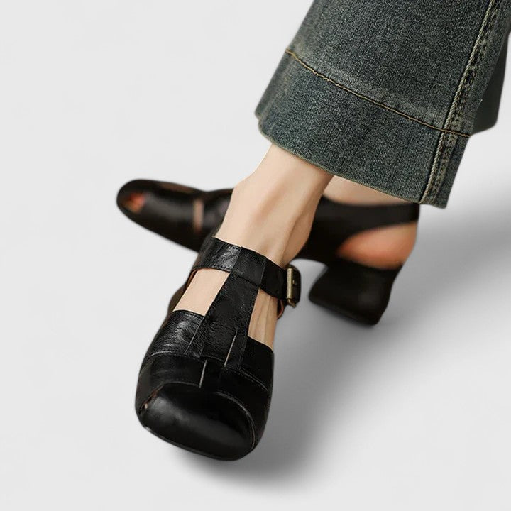 Lise | Elegante Lær Sandaler