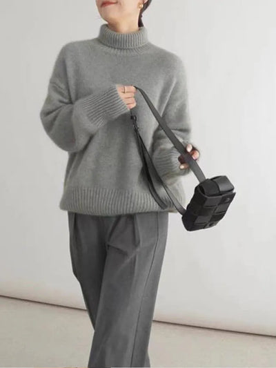 Camille | Oversized Turtleneck Genser