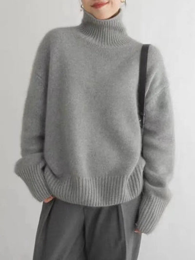 Camille | Oversized Turtleneck Genser