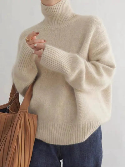 Camille | Oversized Turtleneck Genser