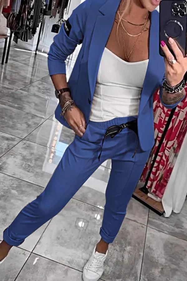 Anne | Elegant Blazer og Bukse-sett