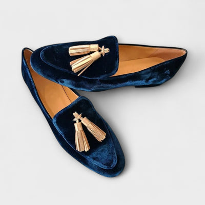 Quinnlyn – Vintage-inspirerte Loafers med Frynser