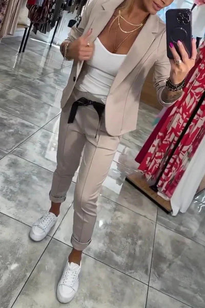 Anne | Elegant Blazer og Bukse-sett