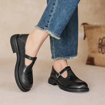 VELDA | ELEGANTE MARY JANES I LÆR