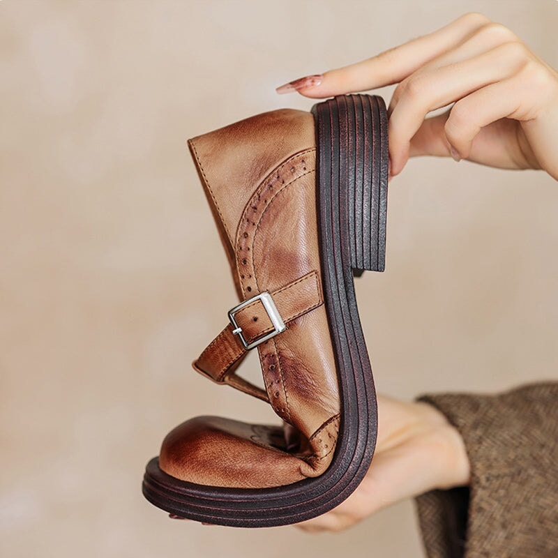 VELDA | ELEGANTE MARY JANES I LÆR