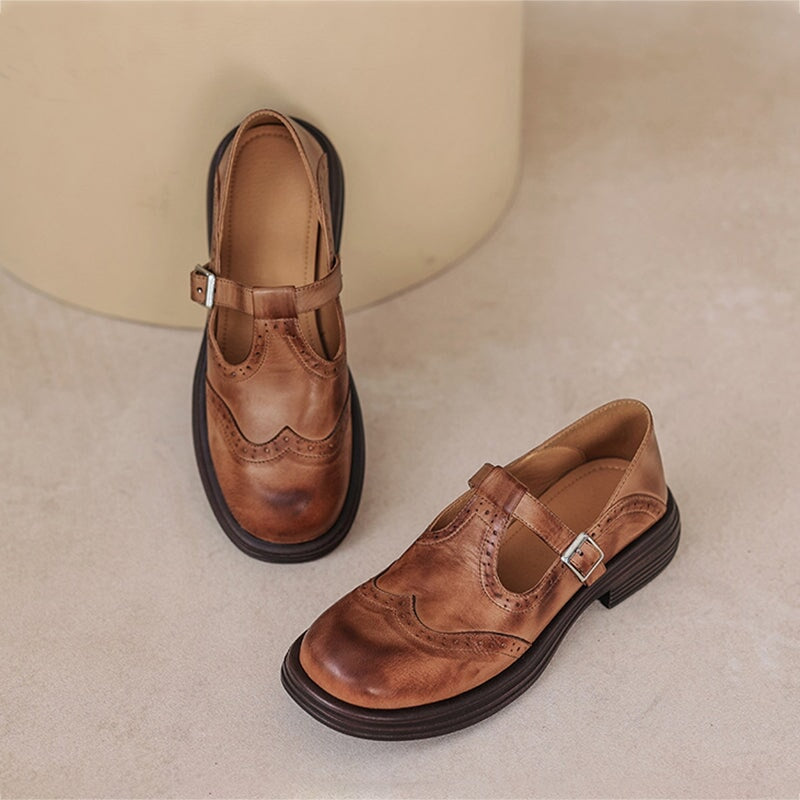 VELDA | ELEGANTE MARY JANES I LÆR