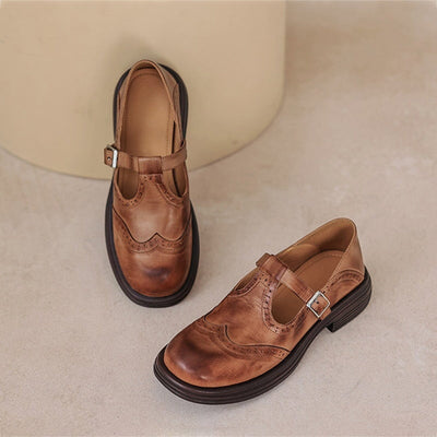 VELDA | ELEGANTE MARY JANES I LÆR